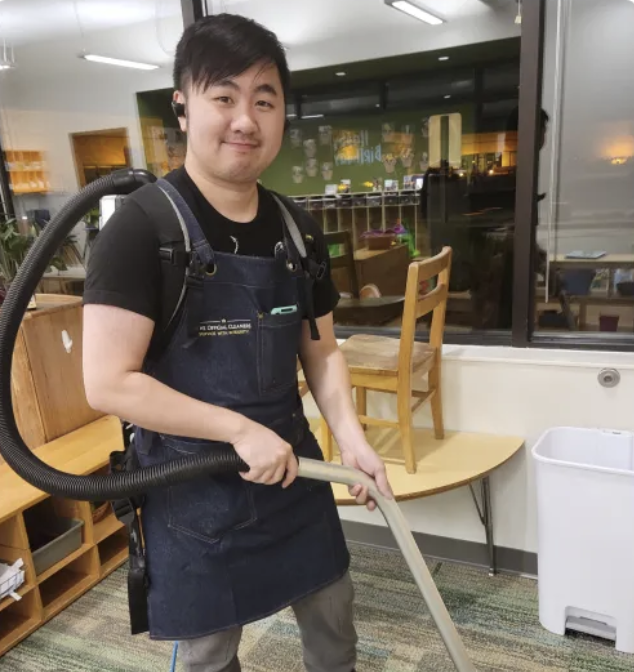 Professional cleaner from The Official Cleaners