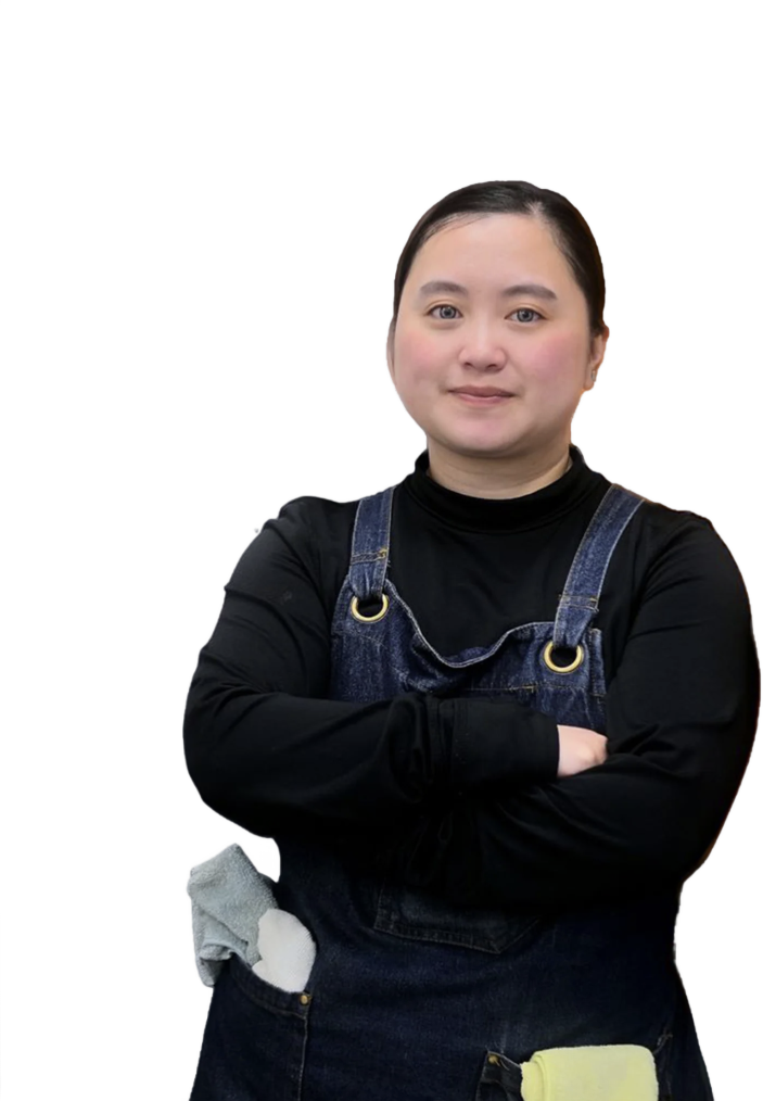 Team member representing quality and integrity at The Official Cleaners