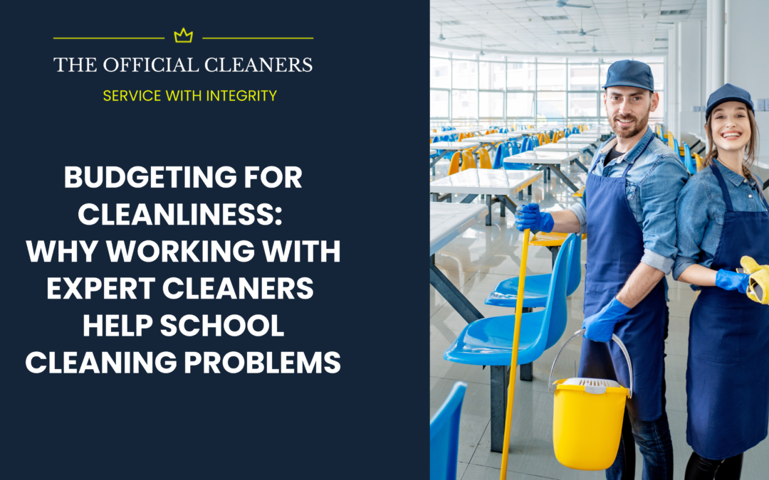 Budgeting for Cleanliness: Why Working with Expert Cleaners Help School Cleaning Problems